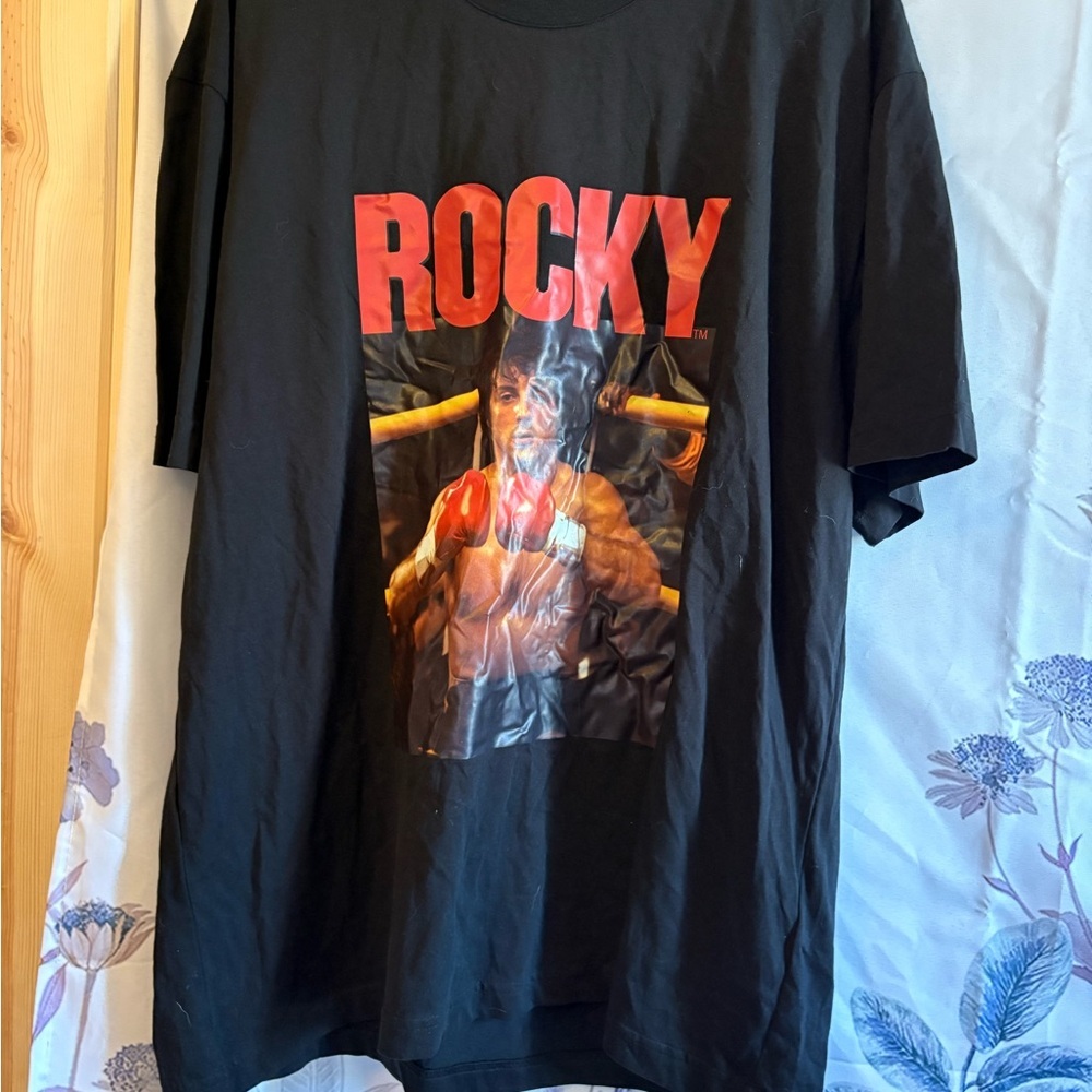 Rocky Black Graphic Tee